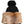 Dolce & Gabbana Black Brown Dyed Rabbit Real Fur Winter Beanie Hat