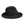 Dolce & Gabbana Black Cotton Wide Brim Fedora Hat