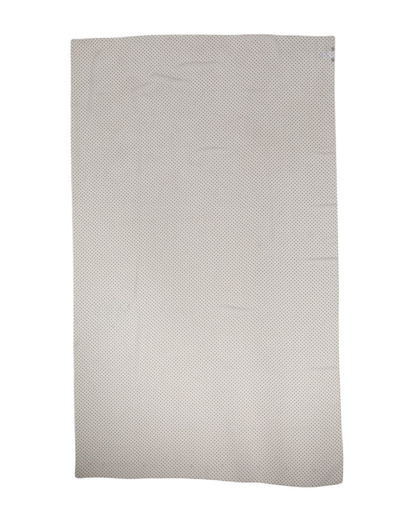 Dolce & Gabbana White Polka Dots Polyester Wrap Shawl Scarf