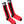 Dolce & Gabbana Red Cotton Stretch Printed Socks