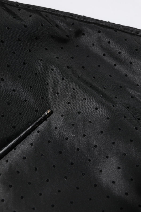 Dolce & Gabbana Black Long Sleeves Full Zip Bomber Jacket