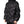 Dolce & Gabbana Black Hooded Parka Coat Winter Jacket