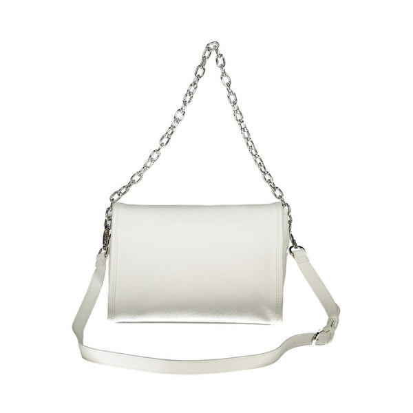 Mario Valentino White Polyethylene Handbag