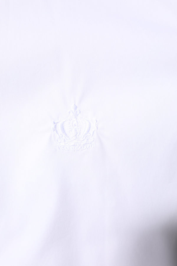 Dolce & Gabbana White Cotton GOLD Men Dress Formal Shirt