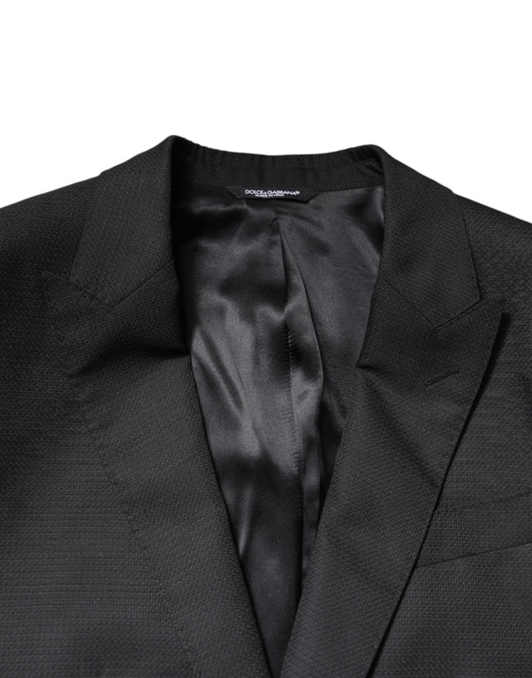Dolce & Gabbana Black Single Breasted Formal 2 Piece Suit