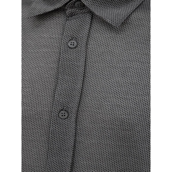 Canali Gray Cotton Shirt