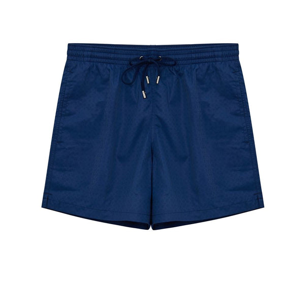 Canali Blue Polyester Swim Short