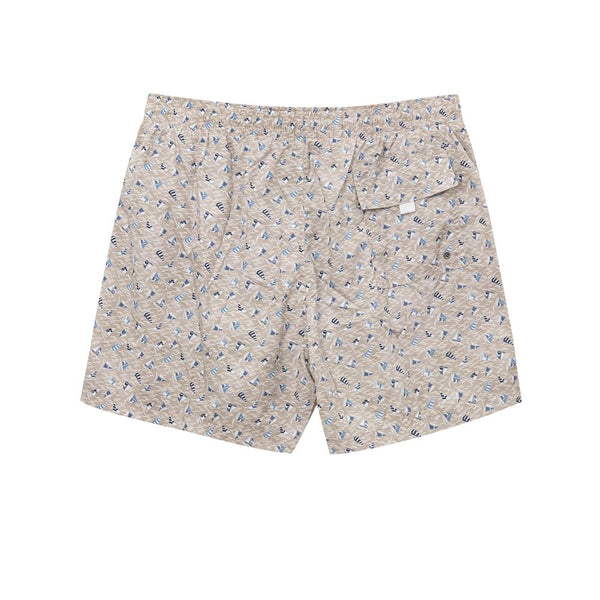 Canali Beige Polyester Swim Short