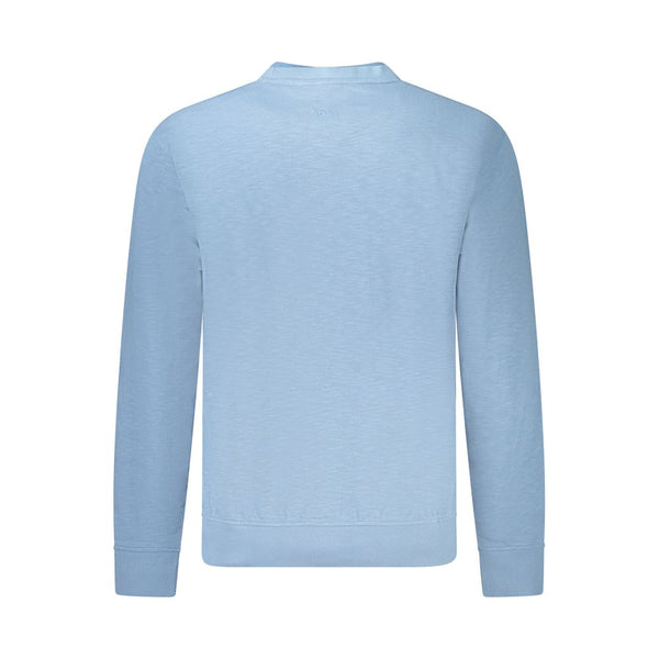 Hugo Boss Blue Cotton Men Sweater