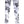 Dolce & Gabbana White Graffiti Cotton Over Calf Stockings Socks