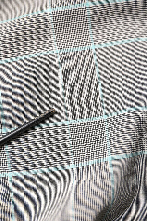 Dolce & Gabbana Multicolor Plaid Full Zip Windbreaker Jacket