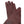 Dolce & Gabbana Burgundy Leather Glove