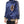 Dolce & Gabbana Blue Nylon Logo Patch Men Bomber Sweater