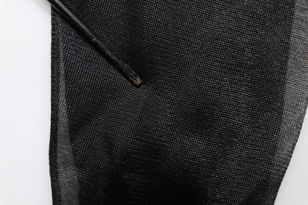 Dolce & Gabbana Black Logo Knitted Crewneck Pullover Sweater