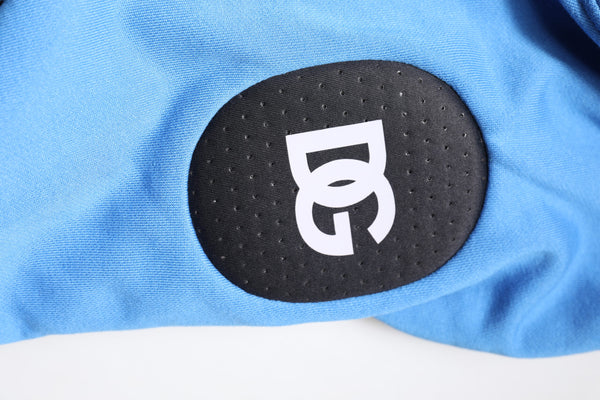 Dolce & Gabbana Blue Cotton Hooded Men Sportswear Vest Sweater