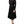 Dolce & Gabbana Black Cashmere Long Sleeves A-line Midi Dress