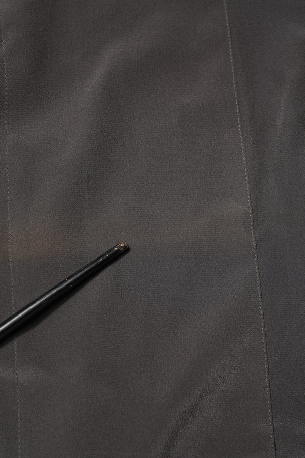 Dolce & Gabbana Dark Gray Silk GOLD Dress Formal Shirt