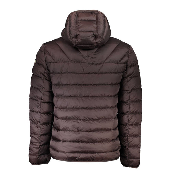 Napapijri Brown Polyamide Men Jacket