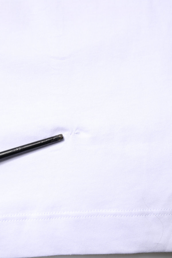 Dolce & Gabbana White Cotton DG Embroidery Crew Neck T-shirt