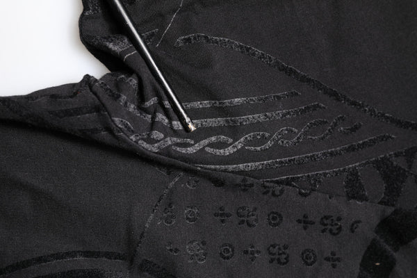 Dolce & Gabbana Black Cotton Bandana Logo Crew Neck T-shirt