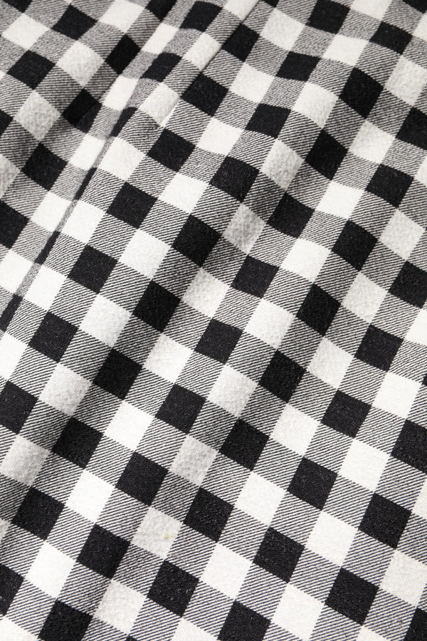 Dolce & Gabbana White Black Checkered Sleeveless Sheath Dress