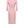 Dolce & Gabbana Pink Viscose 3/4 Sleeves Sheath Midi Dress