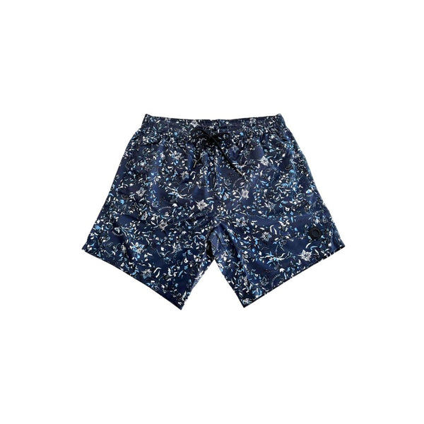 Trussardi Beachwear Blue Polyester Men Swim Shorts
