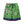 Gucci Green Flower Printed Silk Shorts
