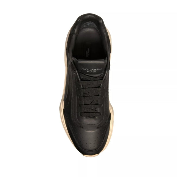 Dolce & Gabbana Black White Daymaster Low Top Sneakers Shoes