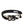 Dolce & Gabbana White Black Leather Zebra DG Crystal Buckle Belt