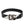 Dolce & Gabbana Black White Leather DG Metal Buckle Belt