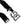 Dolce & Gabbana Black White Leather DG Metal Buckle Belt