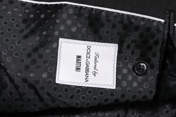 Dolce & Gabbana Dark Gray MARTINI Single Breasted Jacket