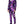 Dolce & Gabbana Purple Silk Animal Print 3 Piece Suit
