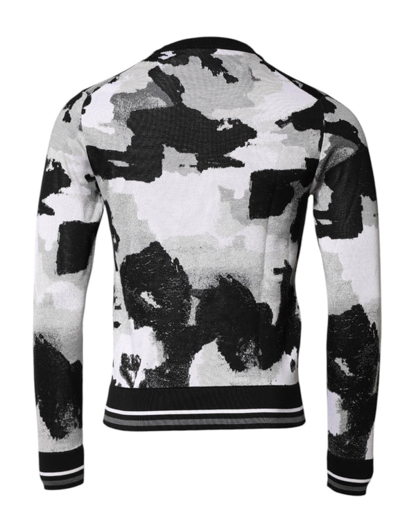 Dolce & Gabbana Multicolor Logo Crew Neck Pullover Sweater