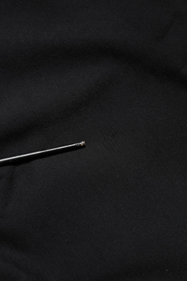 Dolce & Gabbana Black Embossed Logo Cotton Crew Neck Sweater