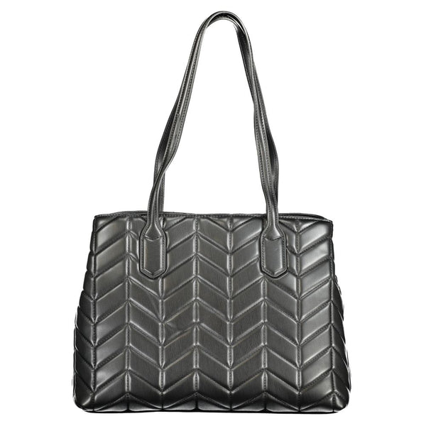 Mario Valentino Black Polyethylene Women Handbag