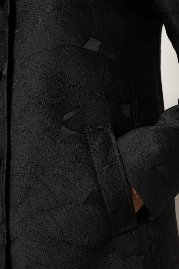 Dolce & Gabbana Black Single Breasted Trench Coat Jacket