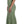 Dolce & Gabbana Elegant Green Floral Lace Maxi Dress