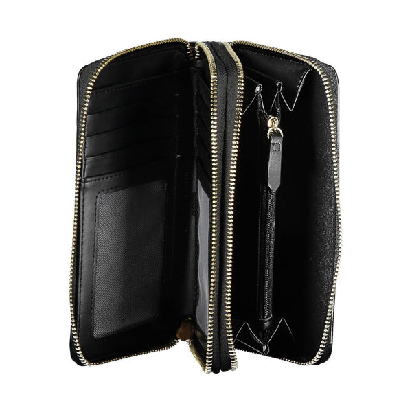 Mario Valentino Black Polyethylene Women Wallet