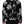 Dolce & Gabbana Black Wool Floral Printed Men Hooded Jacket