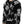 Dolce & Gabbana Black Wool Floral Printed Men Hooded Jacket