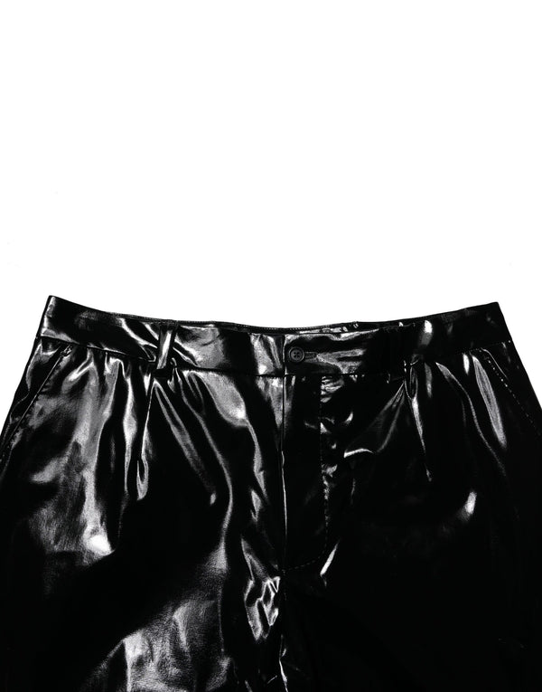 Dolce & Gabbana Black Nylon Straight Men Pants