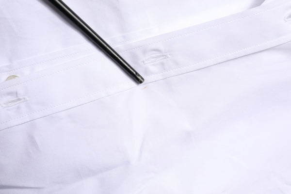 Dolce & Gabbana White Cotton GOLD Long Sleeves Formal Shirt