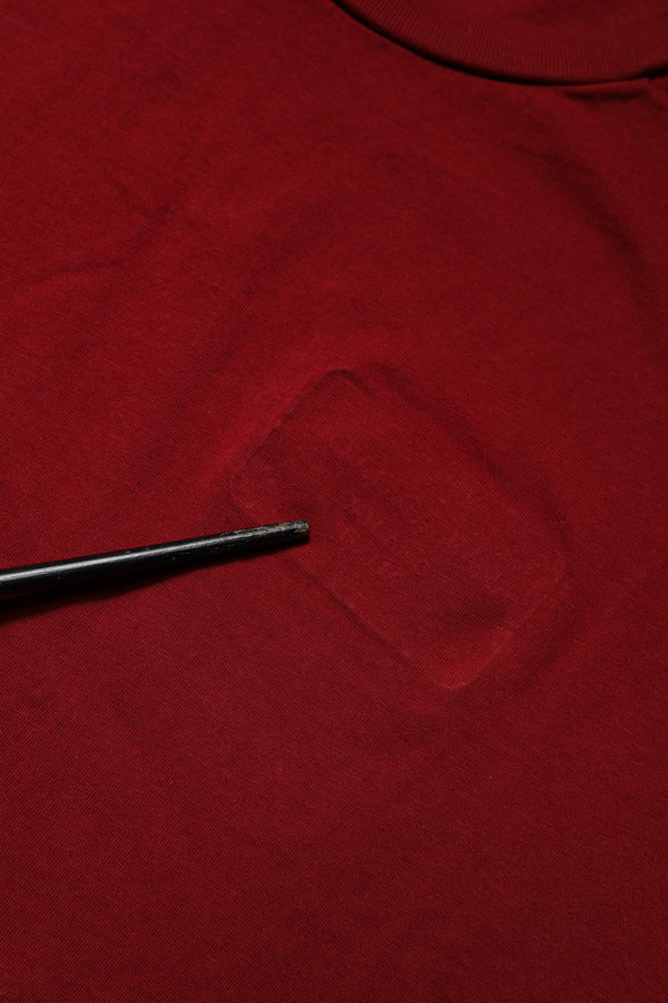 Dolce & Gabbana Dark Red Men Crew Neck Short Sleeve T-shirt