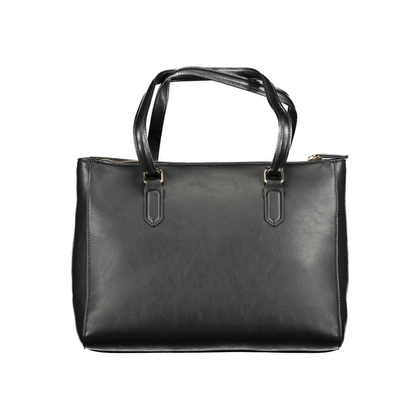 Mario Valentino Black Polyethylene Women Handbag
