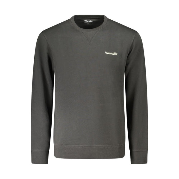 Wrangler Black Cotton Men Sweater