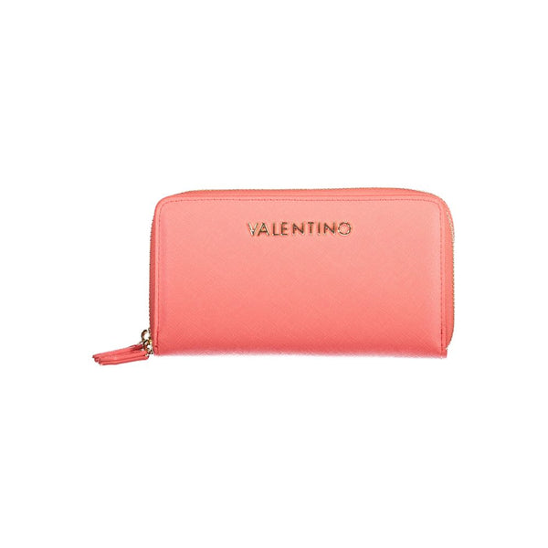 Mario Valentino Pink Polyethylene Wallet
