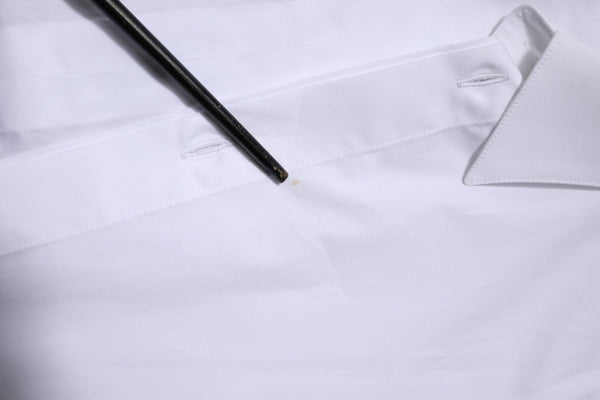 Dolce & Gabbana White Cotton GOLD Long Sleeves Formal Shirt