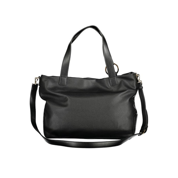 Mario Valentino Black Polyethylene Women Handbag